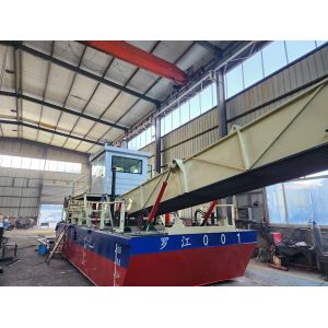 High Capacity Automated Weed Harvesting Boat