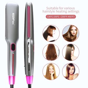 Portable 220V Ionic Infrared Flat Iron , Multiscene Fast Heating Hair Straighten