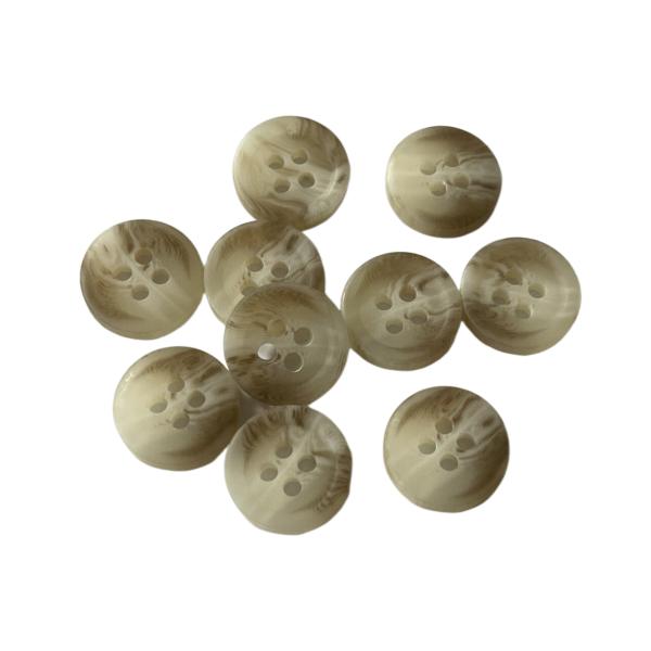 Women'S Coat Plastic Imitation Horn Buttons 5/8" 4 Hole ODM