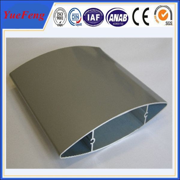 Aluminium louver profile supplier, extruded industrial aluminium profile