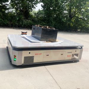 Quality Handling Loads Weighing Wheeled Movers Trackless Transfer Cart for sale