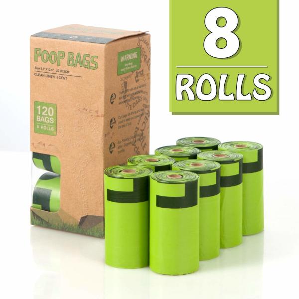 Buy Anti Tear Bio Degradable Poop Bags Environmentally Friendly With Dispenser at wholesale prices