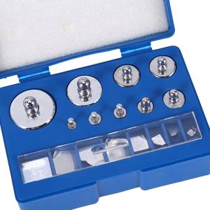 17 Pcs Calibration Weights Set, 10mg-100g Grams Weights Calibration, Precision