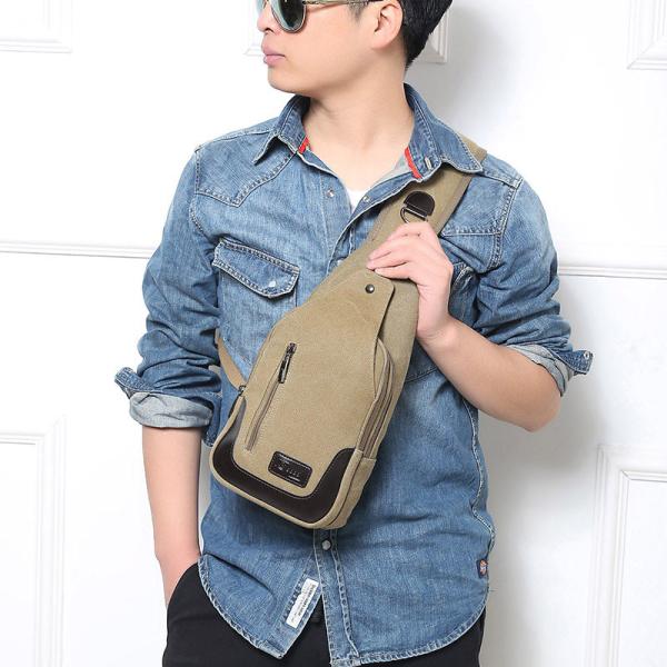 Buy New Men's One Shoulder Strap Chest Bag from China at wholesale prices