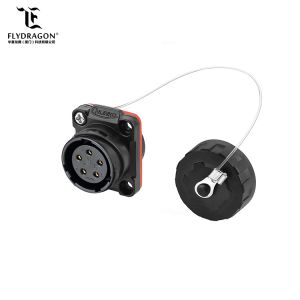 High Quality PBT Plastic Material IP67 Circular 5 Pin Wire Connector