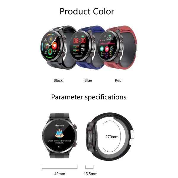 S26 Smart Watch 1.43 Inch AMOLED BT Calling Air Pump Blood Pressure Monitor SmartWatch