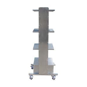 Veterinary 600*650*1580Mm Pet Medical Equipment With Socket Wheels