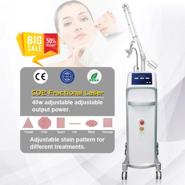 Buy Rf 40w Co2 Fractional Laser Machine Wrinkles Acne Scar Removal at wholesale prices