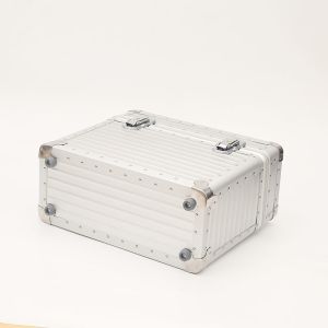 Aluminum Pilot Case Silver Flight Box With Customized Lining
