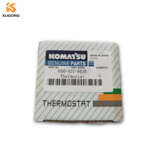 600-421-6630 Thermostat For KOMATSU 6D125E 6D140 Engine 100% Application Crawler Excavator Hydraulic Pump Rebuilt