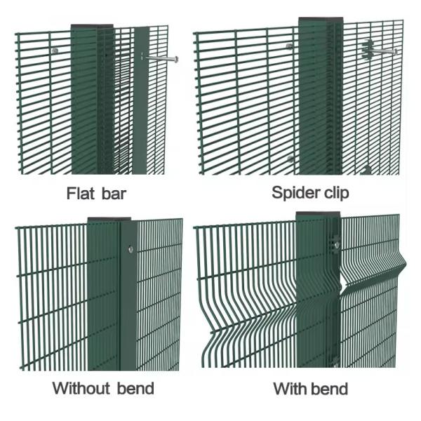 South Africa 3D Anti-Climb Security Fence 358 Welded 2M Airport Security Fencing