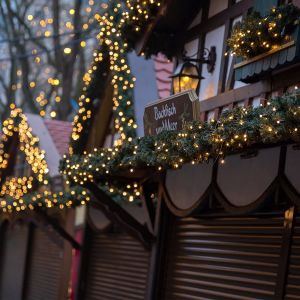 3200k 3 W 600 LED Solar String Lights Green Wire For Garden