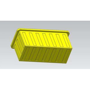 350 Liters Square Plastic Molds High Hardness Forging