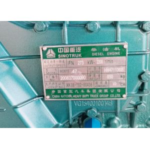 WD615.47 371HP Truck Diesel Engine 9.726L Disaplacement
