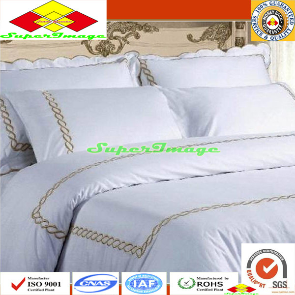 Buy Pure Cotton Embroidery Hotel Bedding Set at wholesale prices