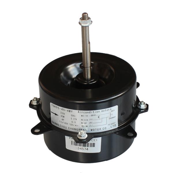 Buy Steel Cover Black Outdoor Fan Coil Unit Motor 1300rpm Customize Frequency at wholesale prices