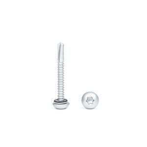China Wafer Head Style Self Drilling Screw Sus410 Stainless Steel ZINC Finish Self Tapping on sale