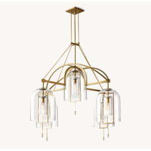 Hardwired Custom Made Chandelier Fulcrum Round Chandelier 61''