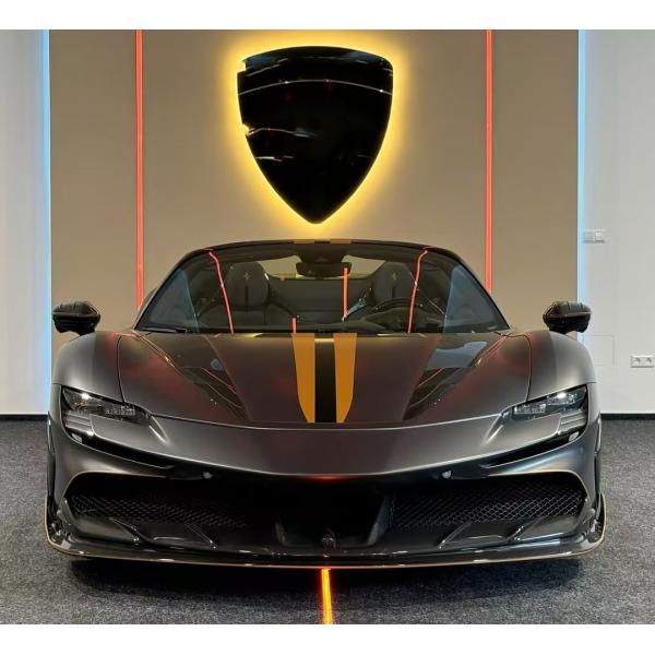 Ferrari SF90 Carbon Fiber Body SF90 KY PP Plastic Diffuser Spoiler Side Skirt Body Kit