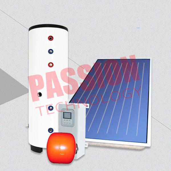 Buy Blue Titanium Red Copper Flat Plate Split Solar Water Heater at wholesale prices