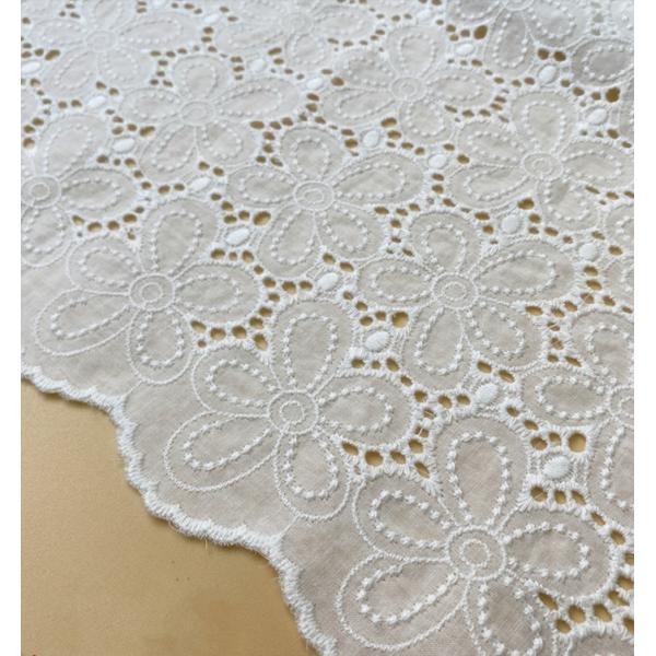 Factory sale Coloful Handmade DIY Clothes Accessories Embroidered Cotton Lace Fabric