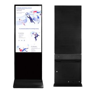 Slim 43" 65" 1920X1080 Floor Standing Digital Signage