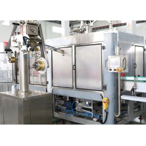900BPH 0.6mpa Aluminum Foil Sealed Hot Filling Machine