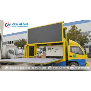 Foton 4X2 RHD LED Billboard Truck For Roadshow