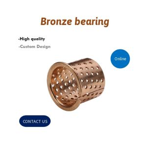 CuSn8, Cylindrical Wrapped Bronze Bearings