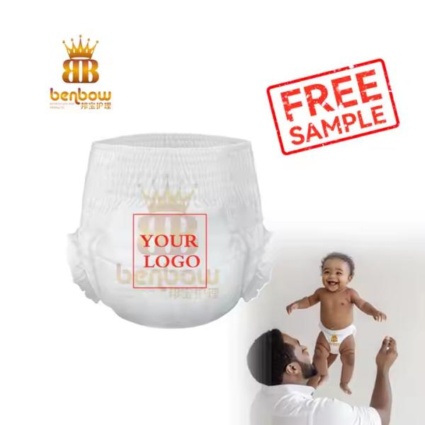 Buy FREE SAMPLE Custom Printed high quality baby diaper pant diaper at wholesale prices