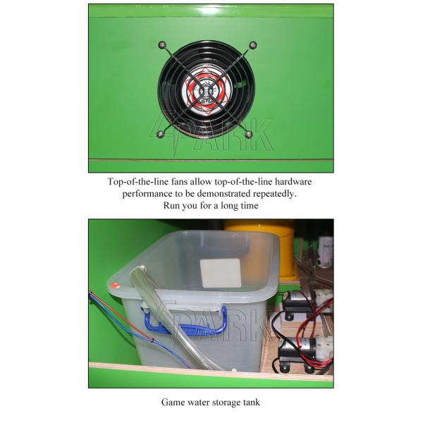 220V 550W Amusement Game Machines / Carnival Double Player Shooting Water Arcade Game Equipment