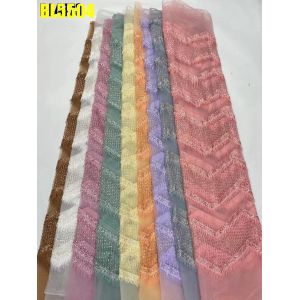 2023 Hot Sale Good Price handmade beaded lace embroidery african lace fabric