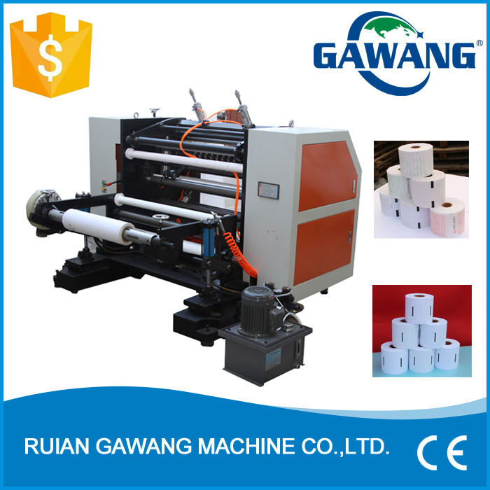 China Automatic Thermal paper Jumbo roll Slitting And Rewinding Machine on sale