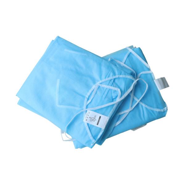 Buy Anti Fluid Apron Style Patient Exam Disposable Dressing Gowns at wholesale prices
