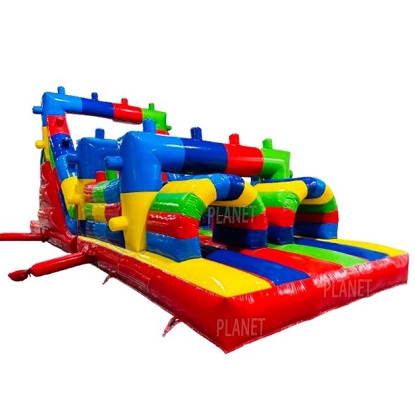 Buy Commercial Kids Adults PVC Inflatable Obstacle Course For Rental at wholesale prices