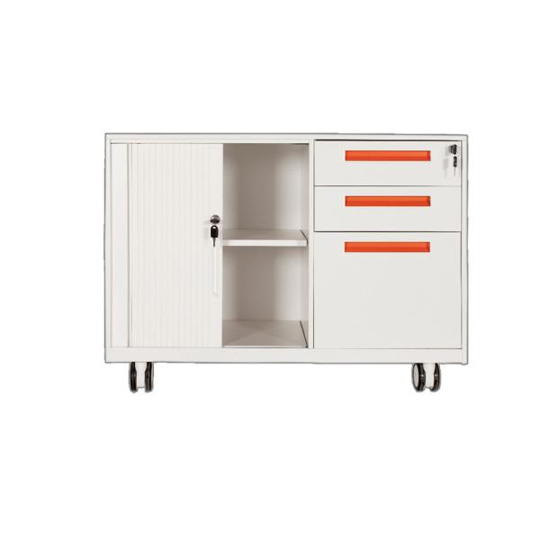 Buy Electrostatic Metal Mobile Pedestal Storage Cabinets With Adjustable Shelves at wholesale prices