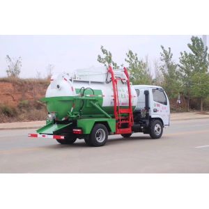 Kitchen Restaurant Waste Removal Trucks Hydraulic Self Loading & Discharging
