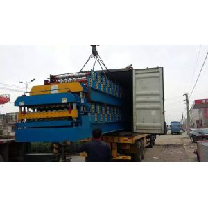 roof panel making double layer machine