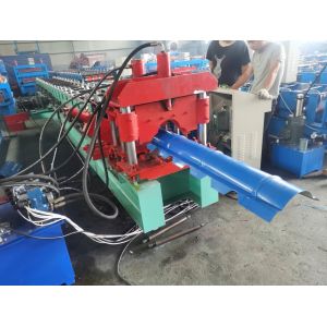 Metal Roof 5.5kw Ridge Cap Roll Forming Machine