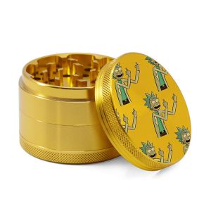 Rick Morty Pattern Cigarette Grinder