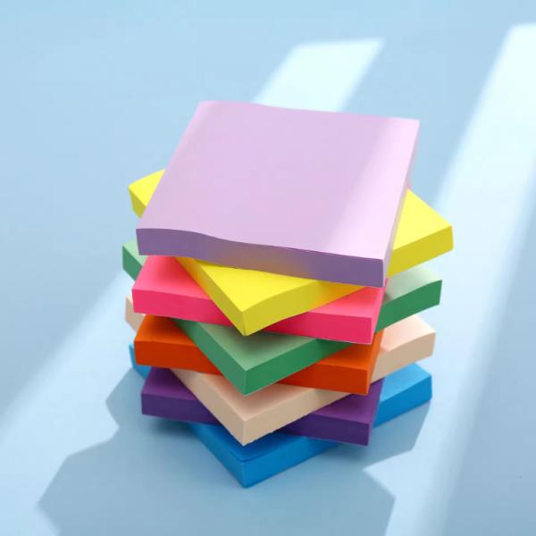 Customized Multicolor Sticky Notes Easy To Stick Mini Self Adhesive Notepad
