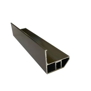 304/316 SS Heavy Duty Aluminium Rail Track for Balcony School Hospital Windows
