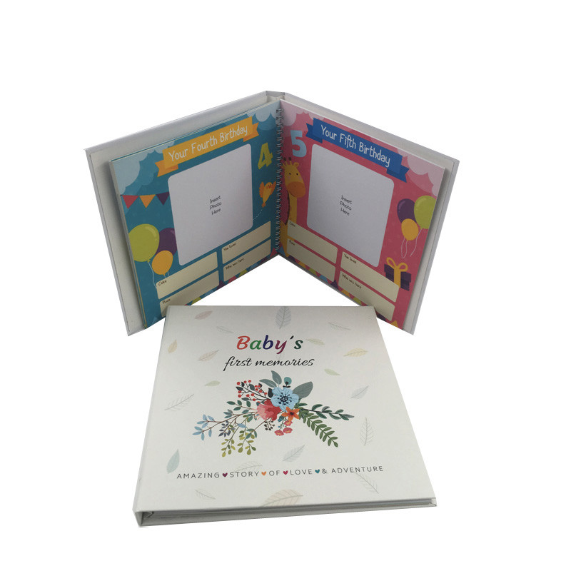 Hardcover Baby Keepsakes Memory Books Offset Printing OEM Service