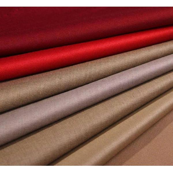 Customized 100% Polyester Twill 2/2 Gabardine Fabric for Workwear Clothing Material