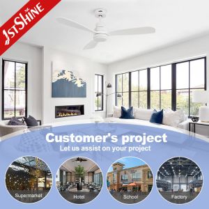 Home Office 1stshine Solid Wood Blade Ceiling Fan with AC Energy Saving and LED