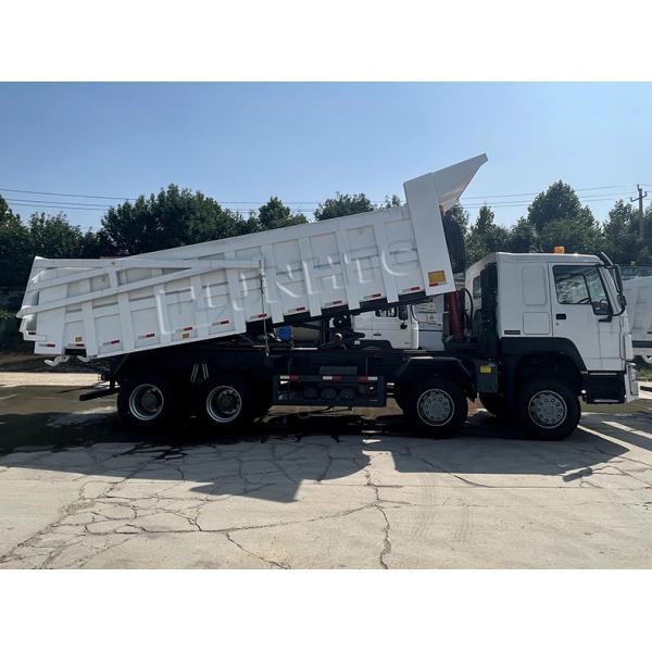HOWO 8X4 Euro2 Heavy Duty Dump Truck Special Cargo Box 380hp Tipper Truck