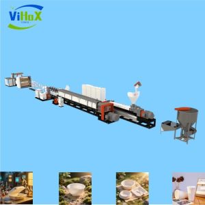 Fully automatic ps foam sheet extruder machine