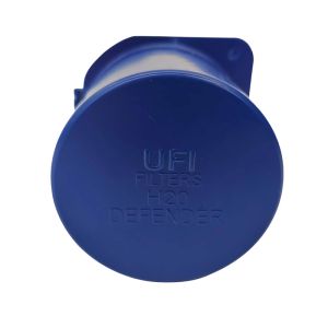 Recyclable Clamshell Plastic Packaging Round Blue Clamshell Plastic Box