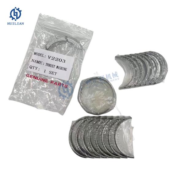 Buy Kubota V1702 V1902 V1903 V2003 V2203 V2403 Engine Crankshaft Main Conrod Bearings For 0.50mm Thrust Bearing Set at wholesale prices