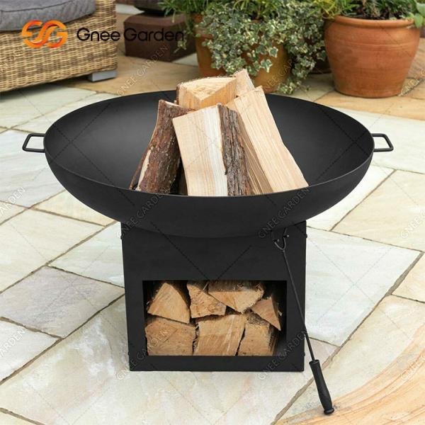 Natural Rust Corten Steel Metal Large Barbecue Grill Outdoor Fire Pit Customized
